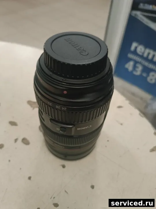 Объектив Canon нет шильды