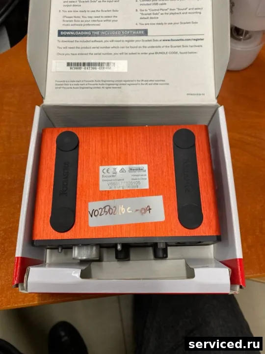 Звуковые карты Focusrite scarlett solo